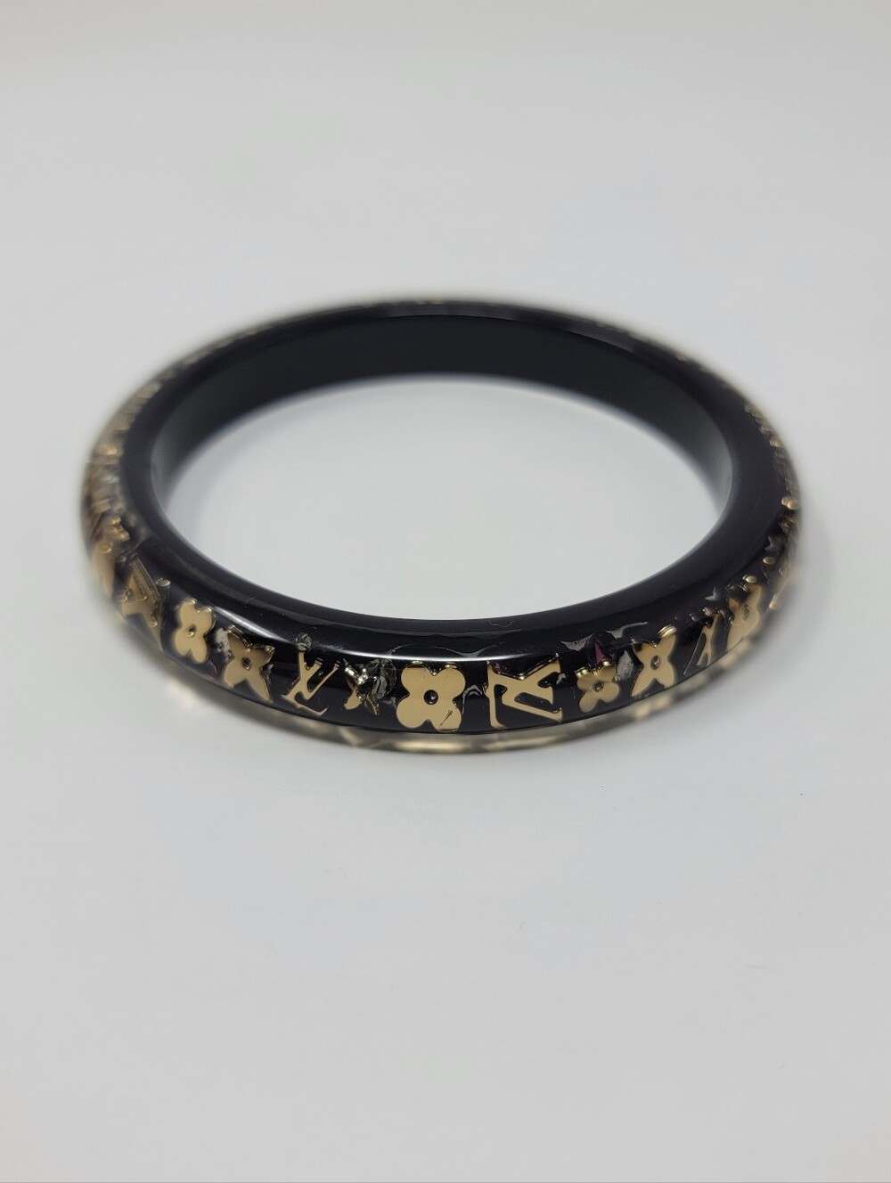 Louis Vuitton Inclusion Clear Bangle Bracelet Size 8 inch - Picture 8 of 9